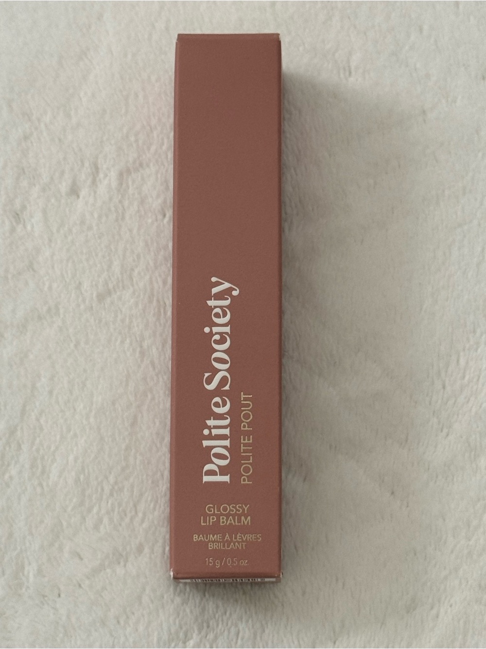 Polite Society Polite Pout Glossy Lip Balm - Shade Tiramisu
